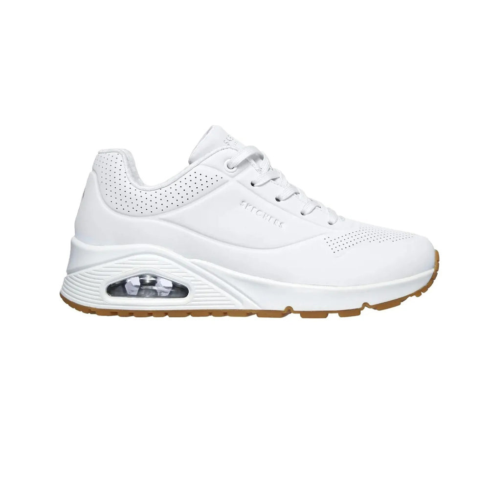 Tenis Deportivo Para Dama Skechers 73690 Blanco Ab0701