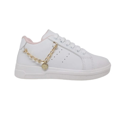 Tenis Casual Para Niña Payin 78302 Blanco Ab0701