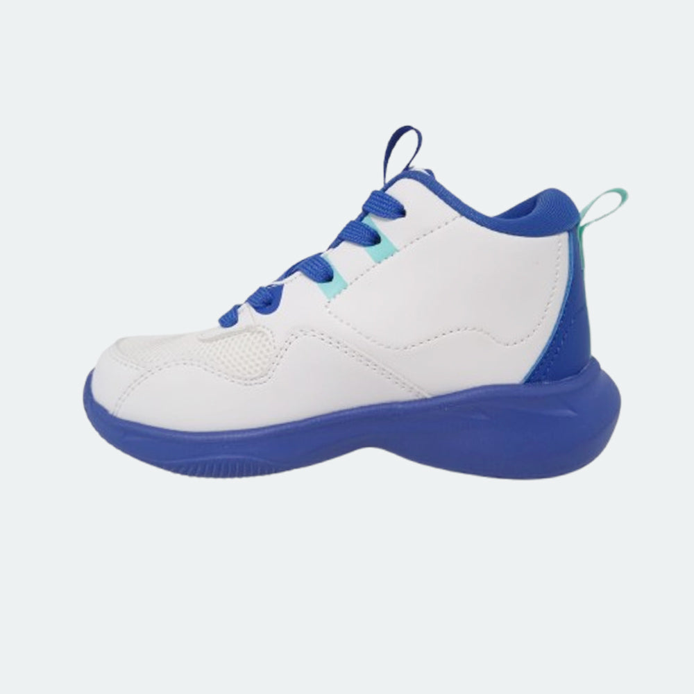 Tenis Bota Para Niño Charly 79397 Blanco Azul Ab0701