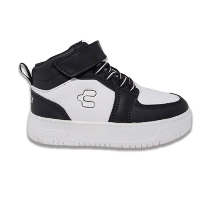 Tenis De Bota Para Niño Charly 79415 Blanco Negro Ab0701