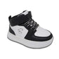 Tenis De Bota Para Niño Charly 79415 Blanco Negro Ab0701