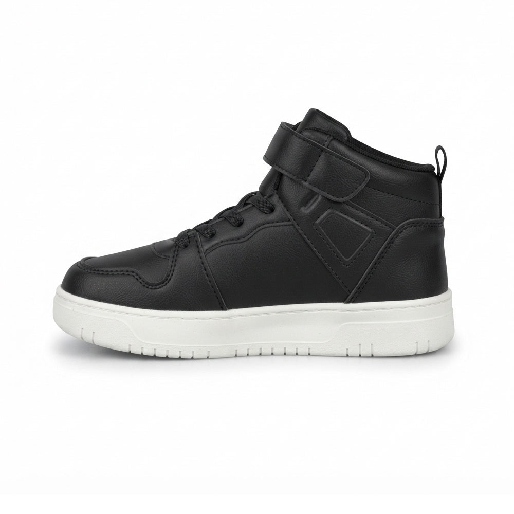 Tenis De Bota Para Niño Charly 79433 Negro Gris Ab0701