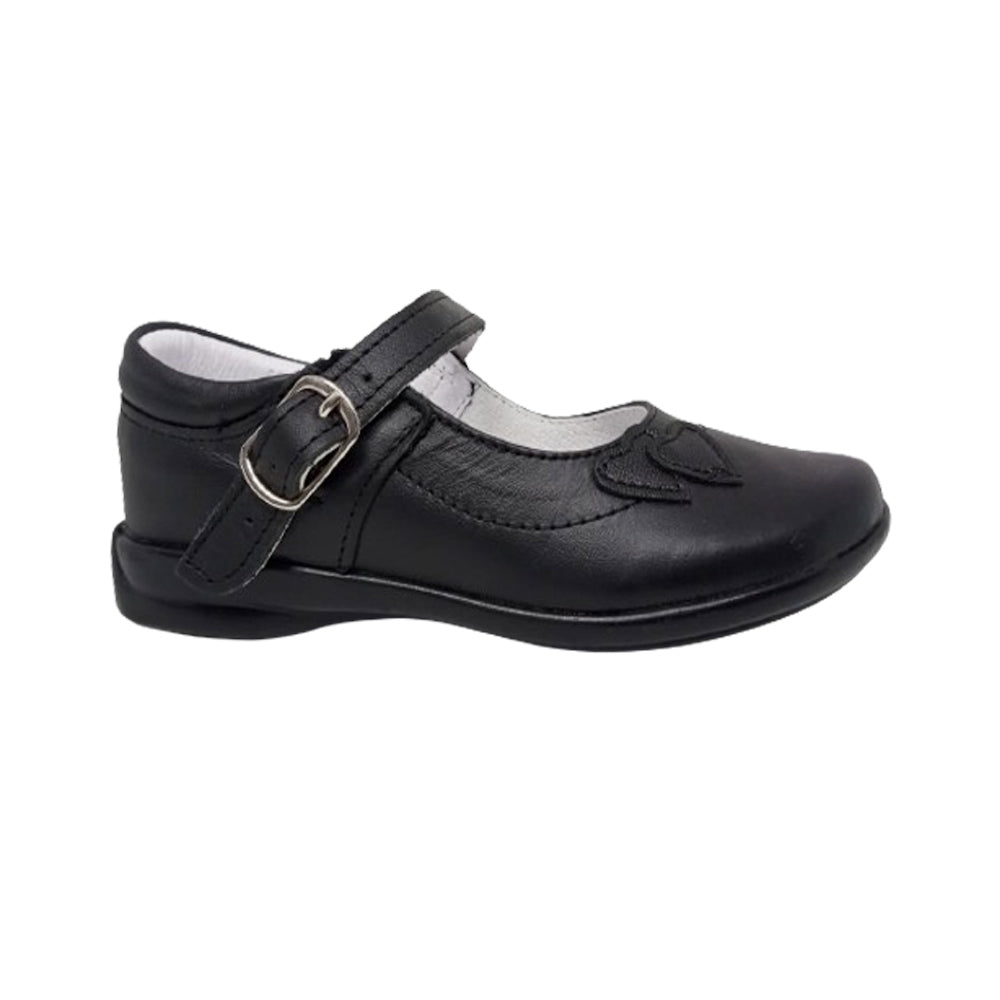 Calzado Escolar Para Niña Bomboncitos Kids 820 Negro Ab0701