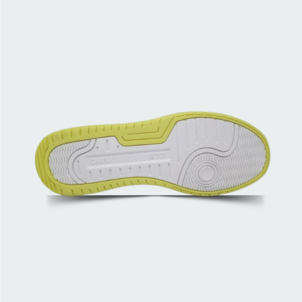 Tenis Casual Para Caballero Charly 87376 Negro Limon Ab0701