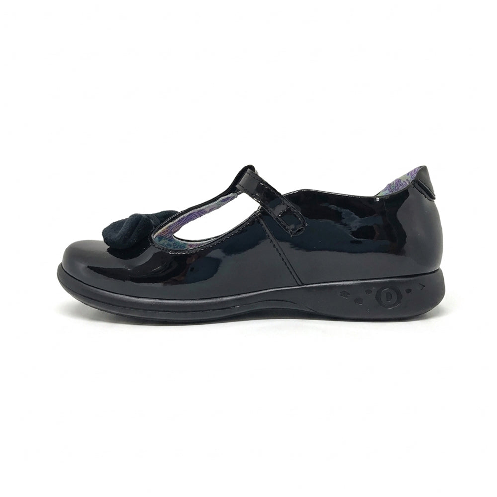 Calzado Escolar Para Niña Distroller 94206 Negro Charol Ab0701