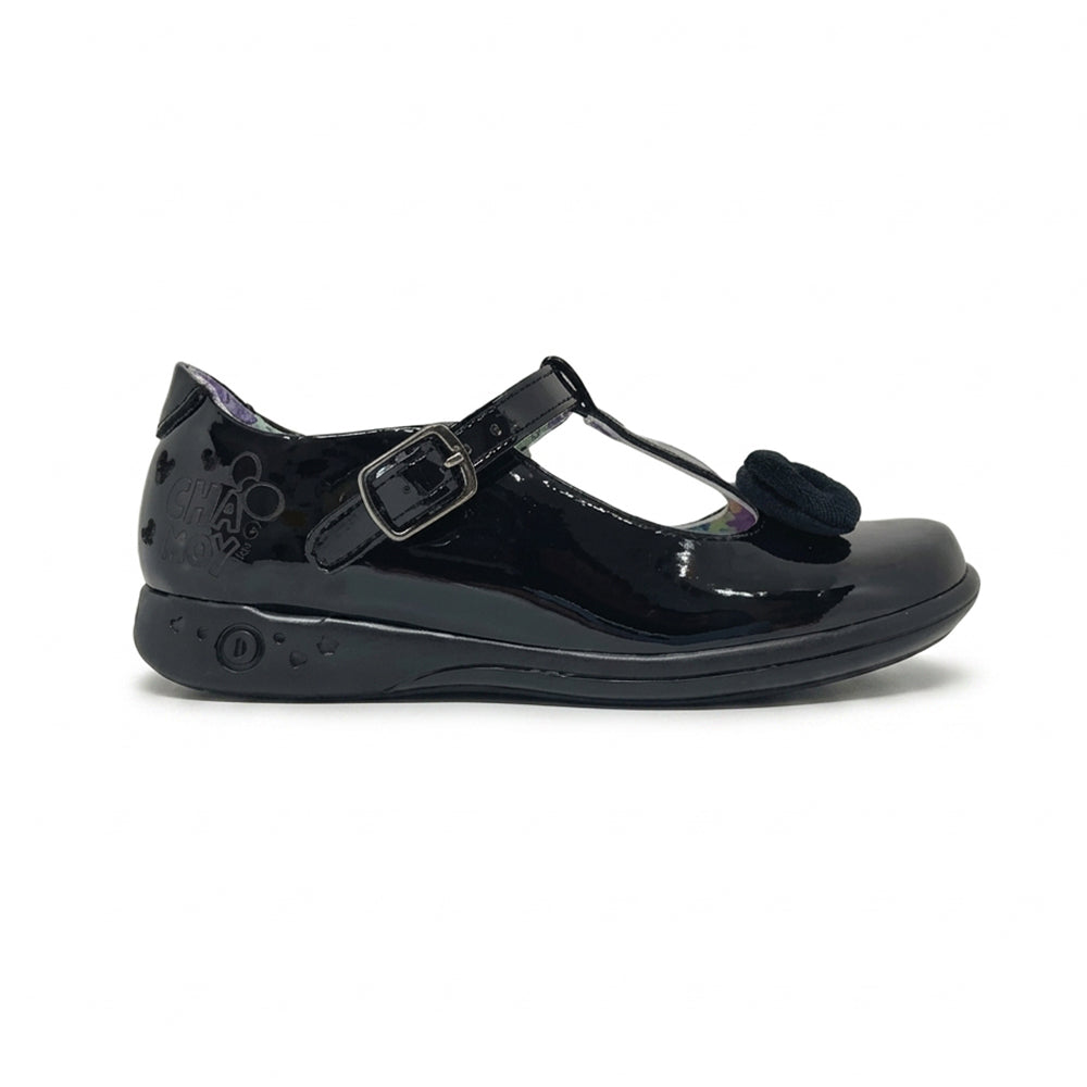 Calzado Escolar Para Niña Distroller 94206 Negro Charol Ab0701