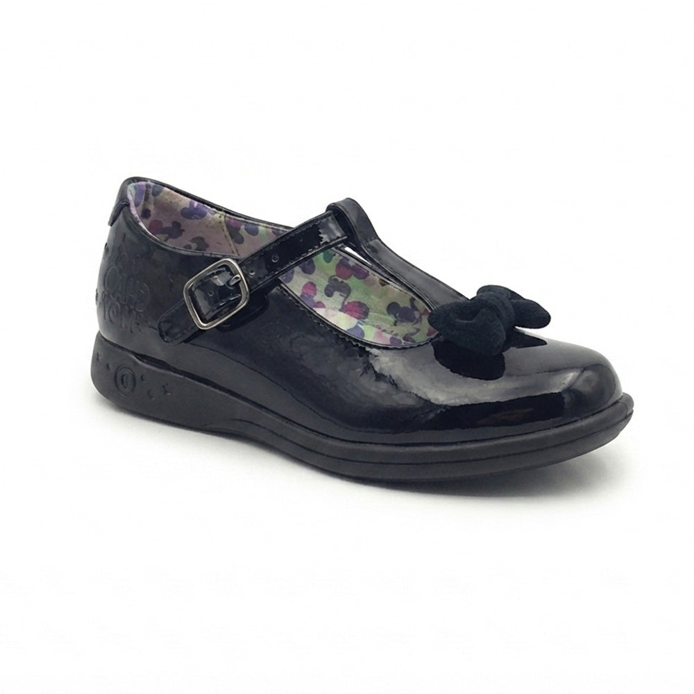 Calzado Escolar Para Niña Distroller 94206 Negro Charol Ab0701