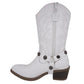 Vaquera Davina Piel Para Dama Cachorros 96390 Blanco Ab0701