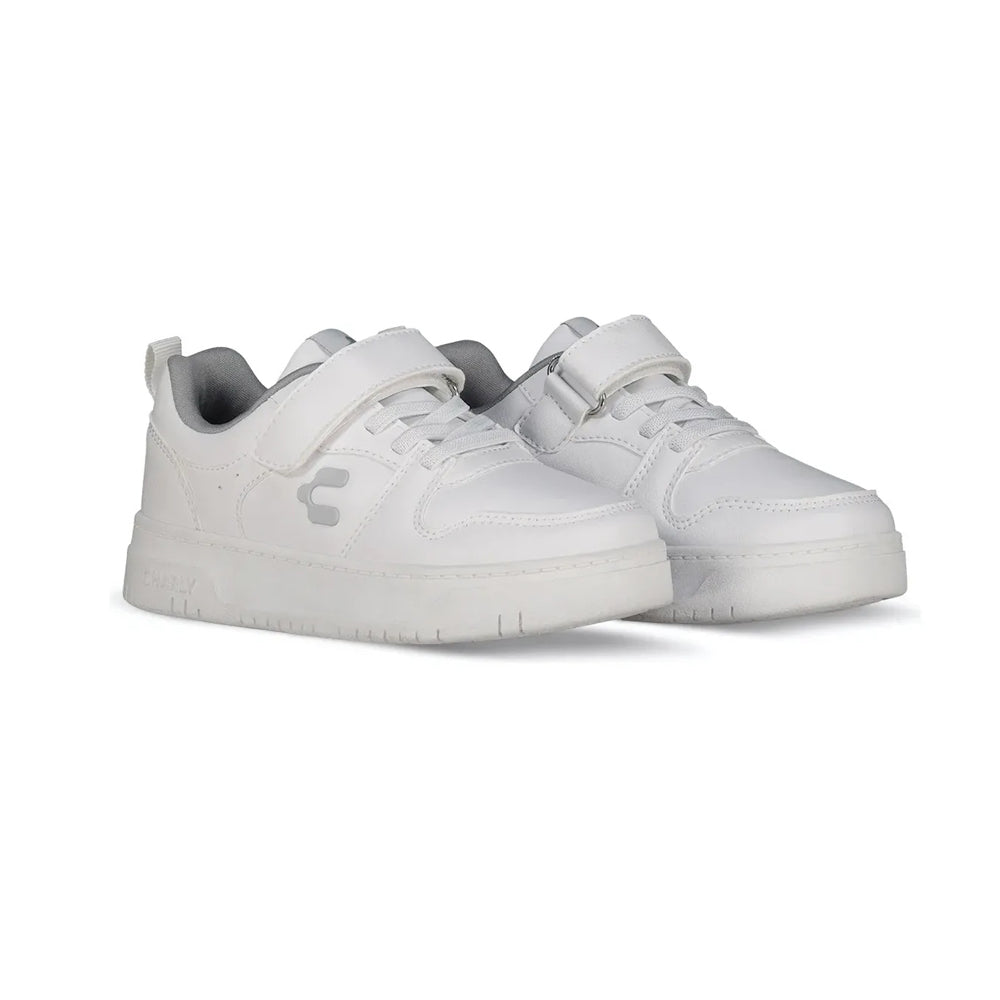 Tenis Escolar Para Niño/Niña Charly 98661 Blanco Ab0701