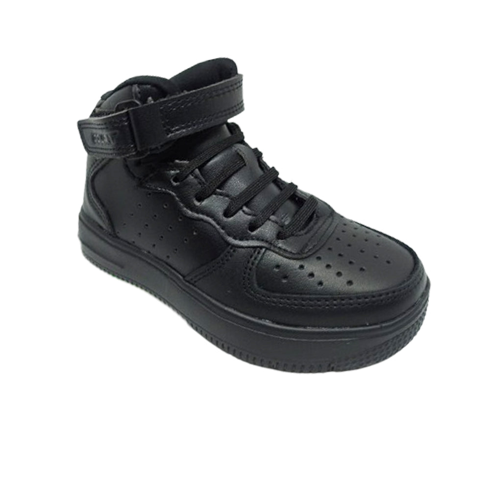 Tenis Casual Para Niño Court A2993N Negro Ab0701