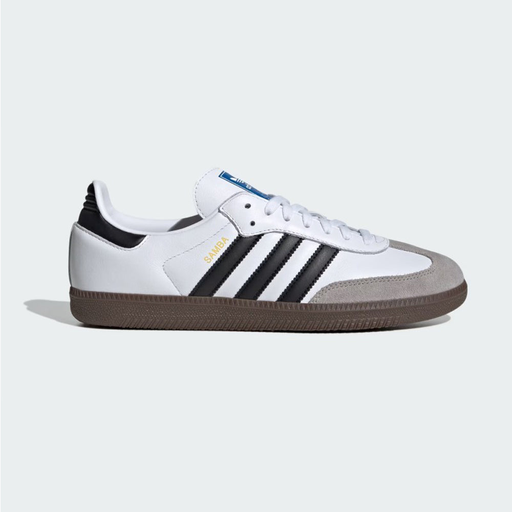 Tenis Casual Para Caballero Adidas Samba OG Blanco Negro Ab0701