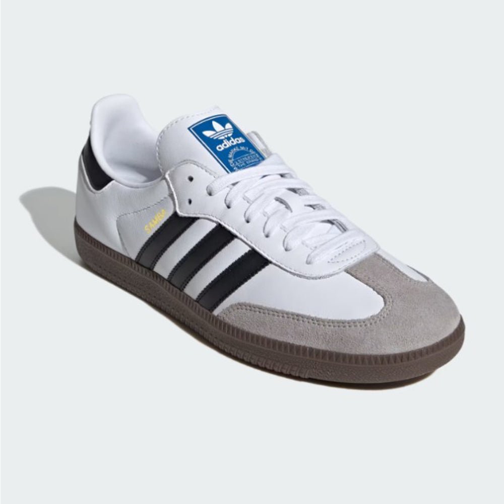 Tenis Casual Para Caballero Adidas Samba OG Blanco Negro Ab0701