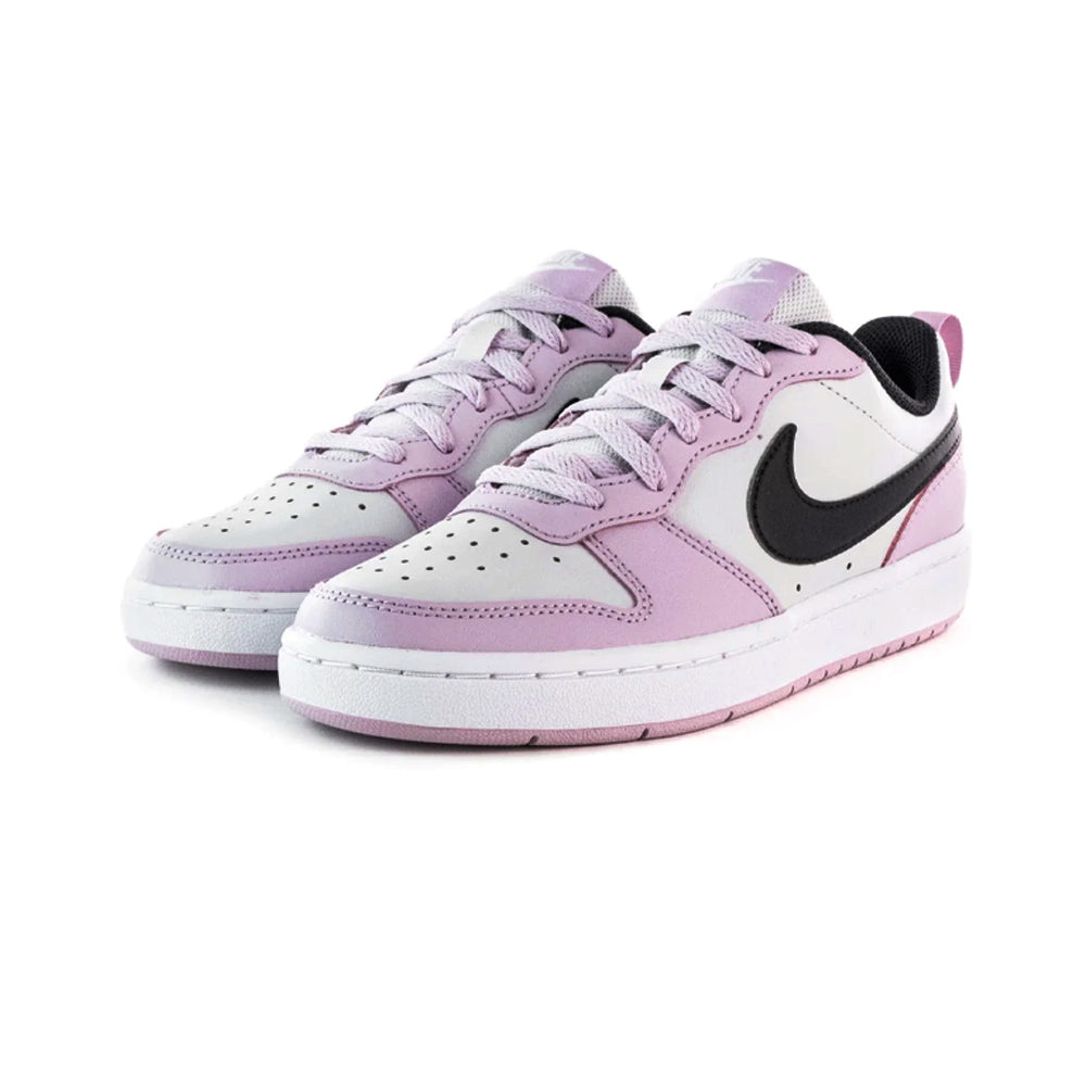 Tenis Casual Para Dama Nike Court Borough Low 2 Lila Gris Ab0701