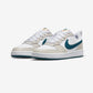 Tenis Casual Para Dama Nike Court Borough Low 2 Blanco Aqua Ab0701