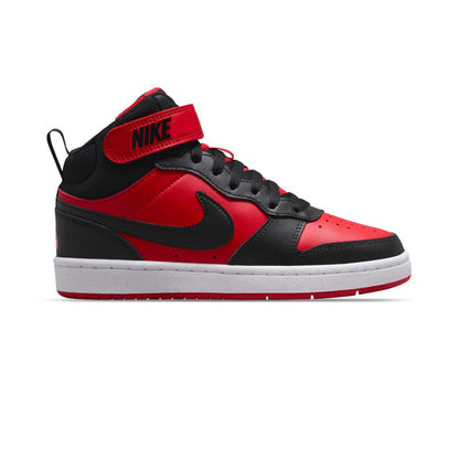 Tenis Casual Para Dama Nike Court Borough Mid 2 Rojo Negro Ab0701