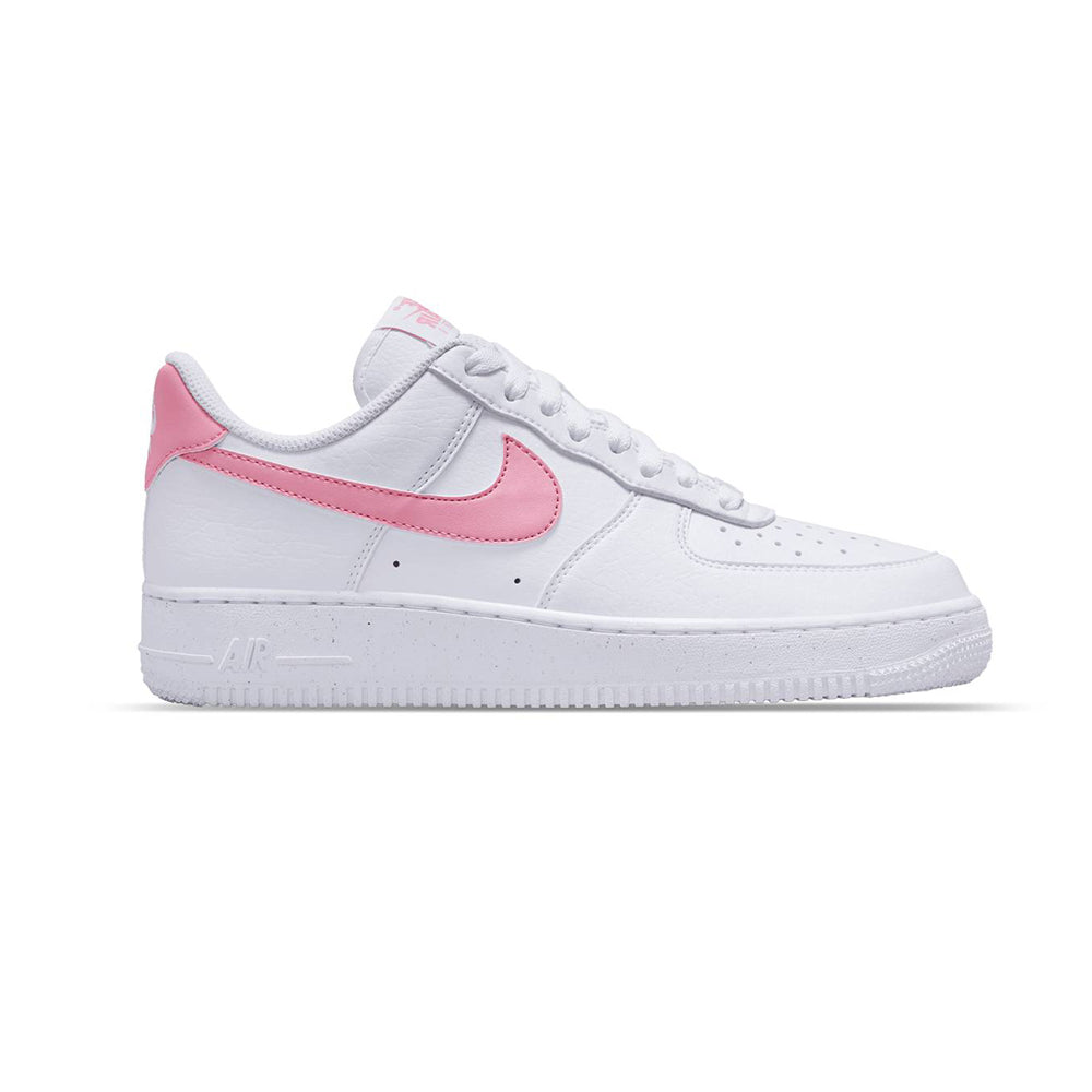 Tenis Casual Para Dama Nike Air Force 1 Blanco Rosa Ab0701