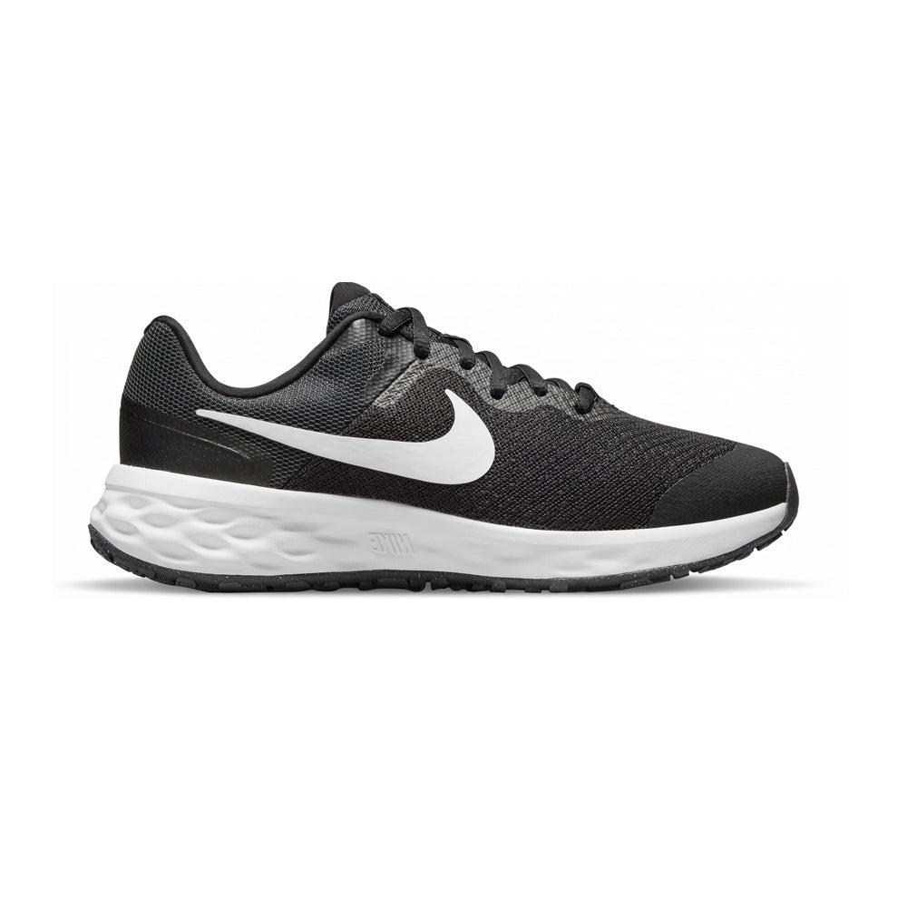 Tenis Deportivo Para Dama Nike Revolution 6 Negro Blanco Ab0701