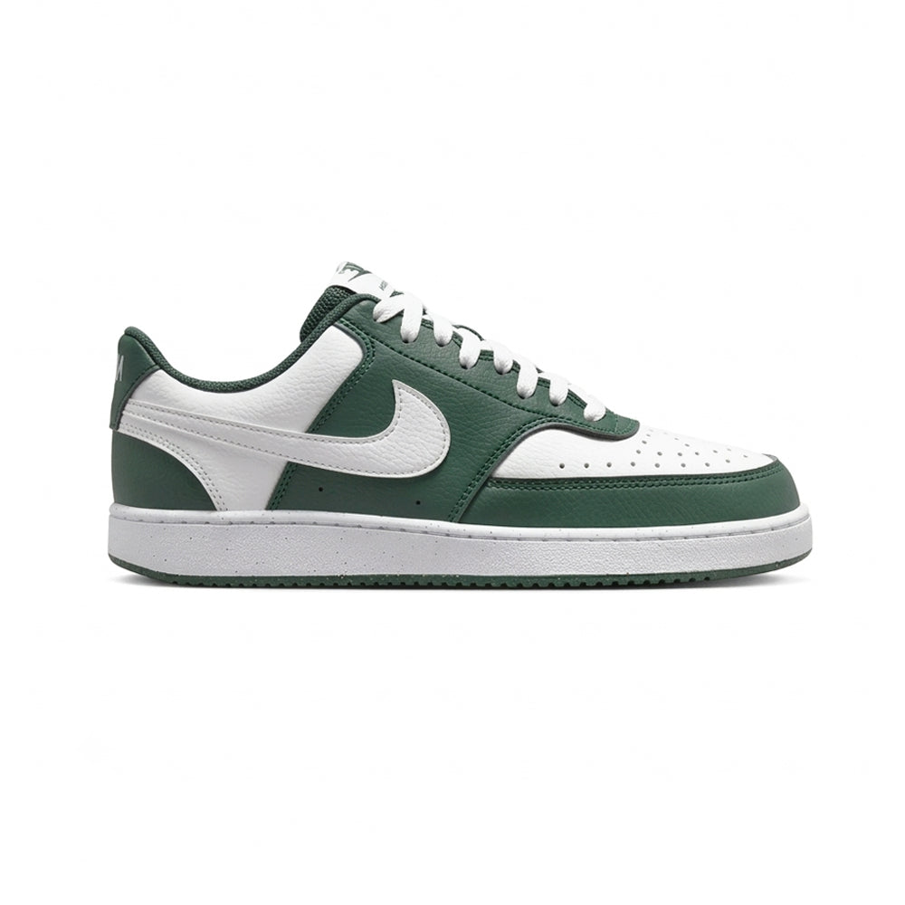 Tenis Deportivo Para Dama Nike Court Vision Low Blanco Verde Olivo Ab0701