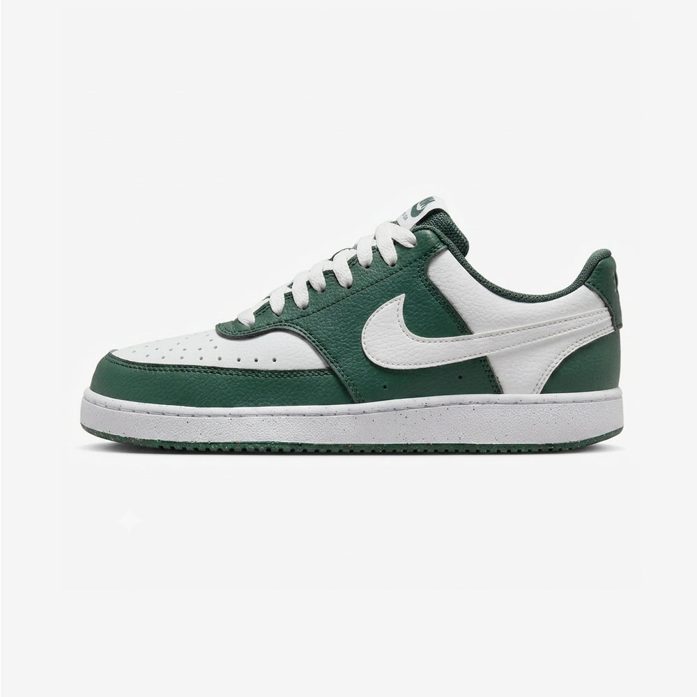 Tenis Deportivo Para Dama Nike Court Vision Low Blanco Verde Olivo Ab0701