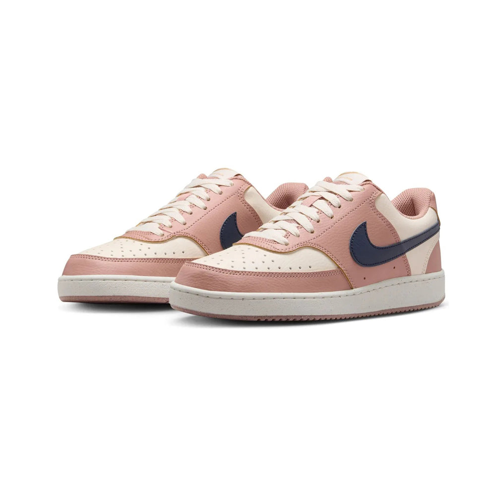 Tenis Casual Para Dama Nike Court Vision Rosa Marino Ab0701