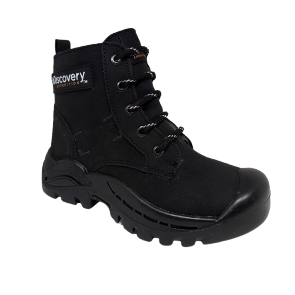 Bota Para Niño Discovery DI3012 Negro Ab0701