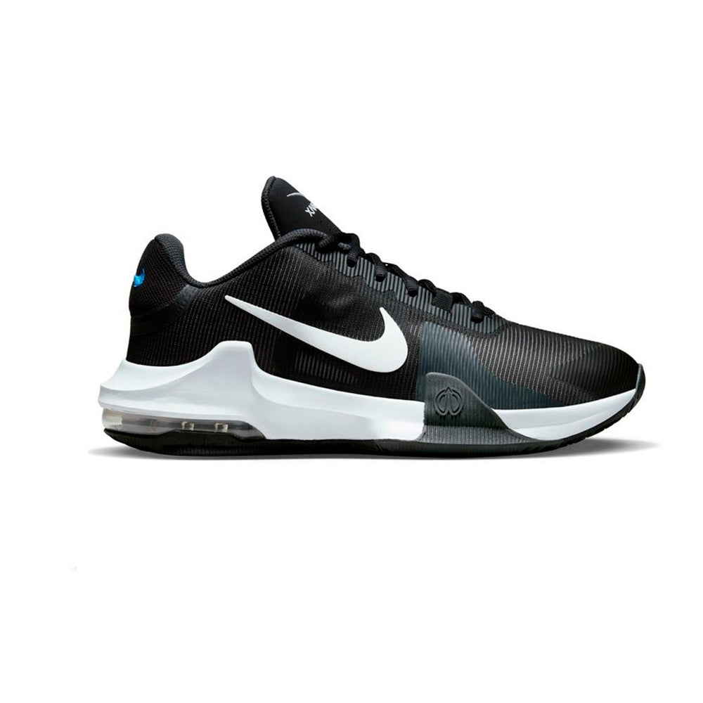 Tenis Deportivo Para Caballero Nike Air Max Impact 4 Negro Gris Blanco Ab0701