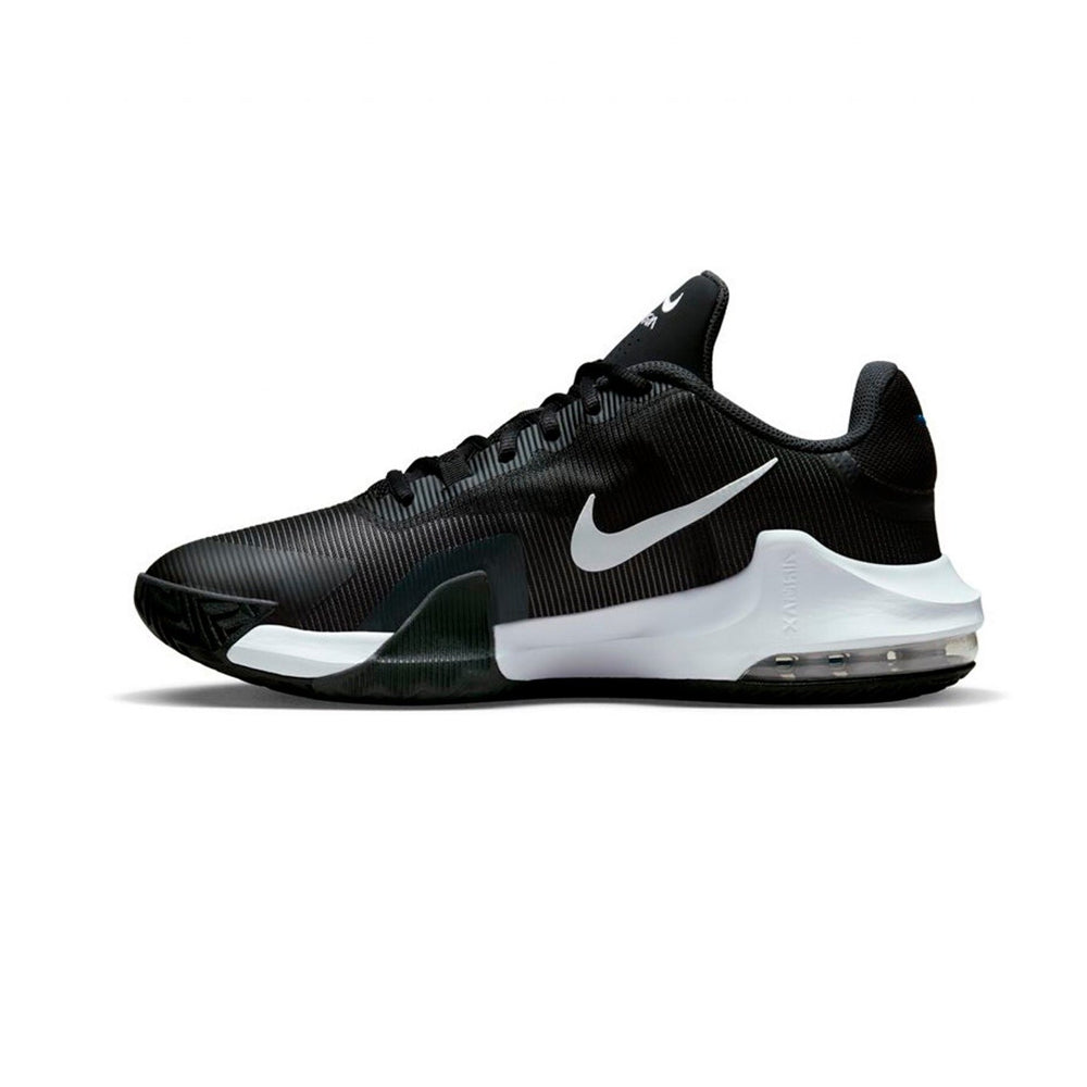 Tenis Deportivo Para Caballero Nike Air Max Impact 4 Negro Gris Blanco Ab0701