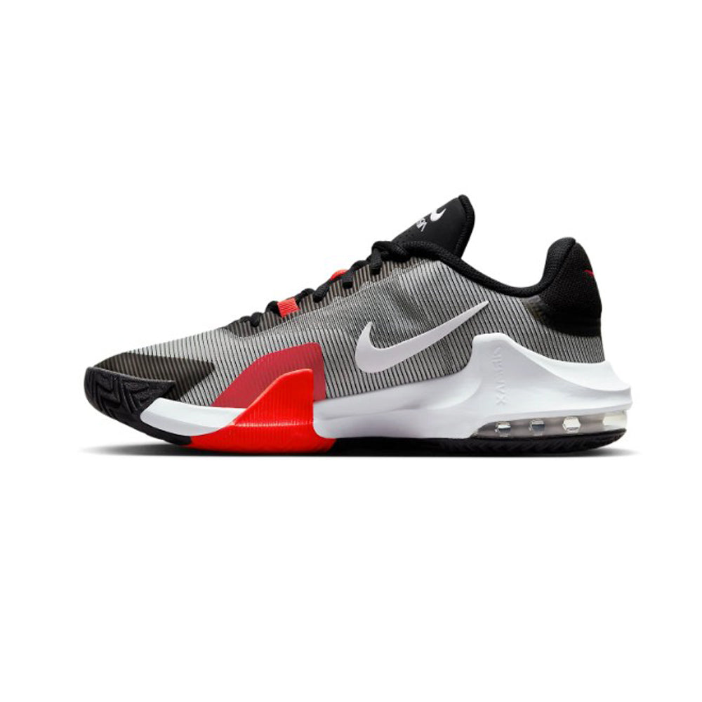 Tenis Deportivo Para Caballero Nike Air Max Impact 4 Negro Gris Rojo Ab0701