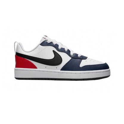 Nike Court Borough Low 2 Blanco Marino Rojo Ab0701