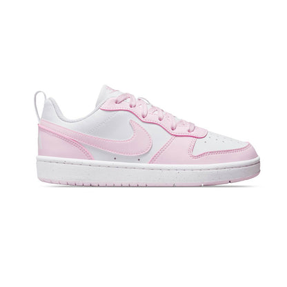 Tenis Casual Para Dama Nike Court Borough Recraft Blanco Rosa Ab0701