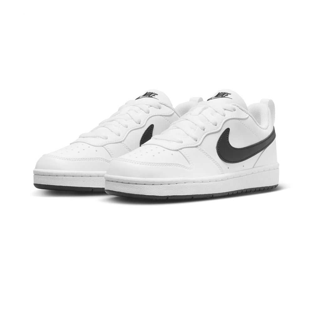 Tenis Casual Para Dama Nike Court Borough Recraft Blanco Negro Ab0701