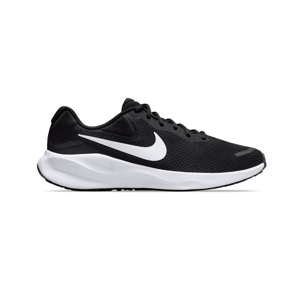 Tenis Deportivo Para Caballero Nike Revolution 7 Negro Blanco Ab0701