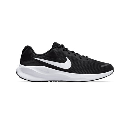 Tenis Deportivo Para Caballero Nike Revolution 7 Negro Blanco Ab0701