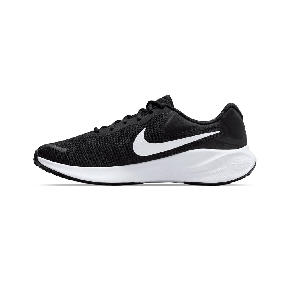 Tenis Deportivo Para Caballero Nike Revolution 7 Negro Blanco Ab0701