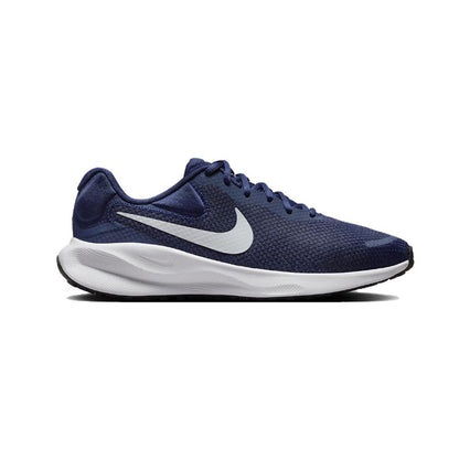 Tenis Deportivo Para Caballero Nike Revolution 7 Marino Blanco Ab0701