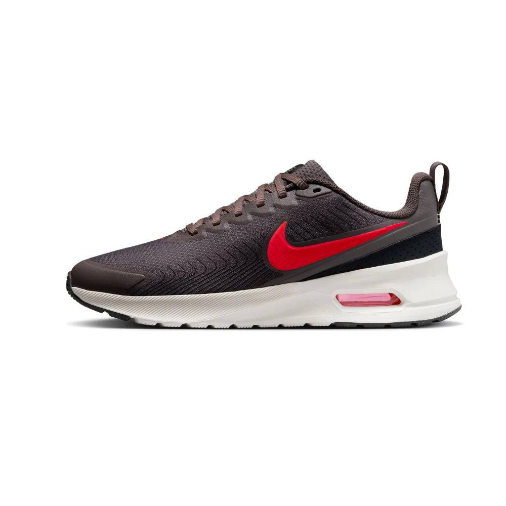 Tenis Deportivo Para Caballero Nike Air Max Nuaxis Gris Carmesi Ab0701