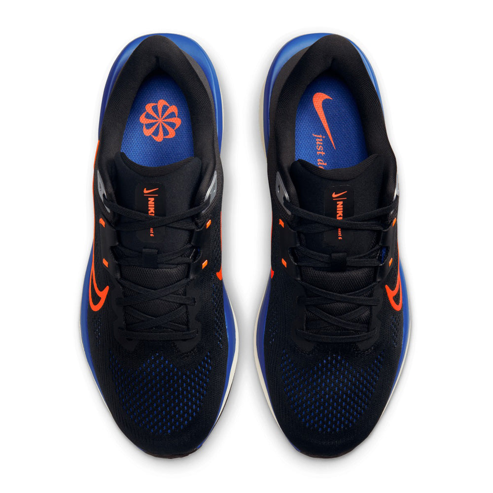Tenis Deportivo Para Caballero Nike Quest 6 Negro Naranja Marino Ab0701