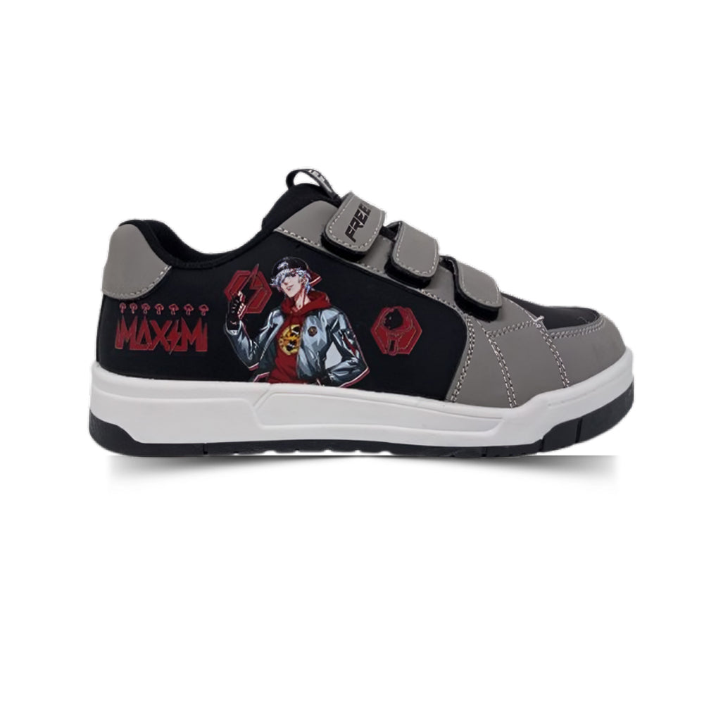 Tenis Casual Para Niño Free Fire FF5030 Gris Ab0701