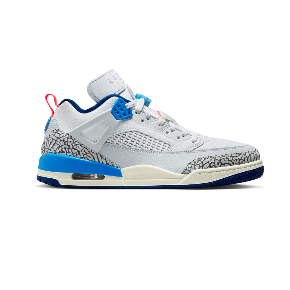 Tenis Casual Para Caballero Nike Jordan Spizike Low Blanco Azul Ab0701