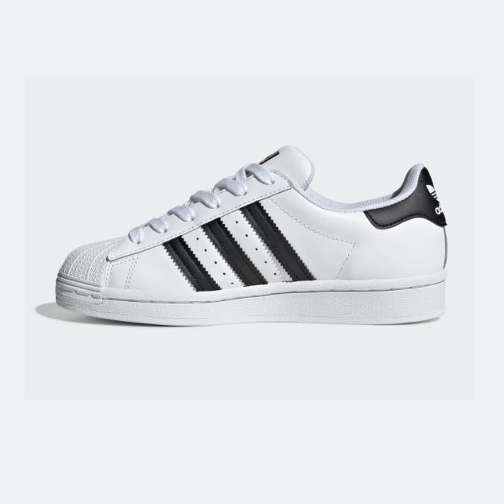 Tenis Casual Para Dama Adidas Superstar Blanco Negro Ab0701