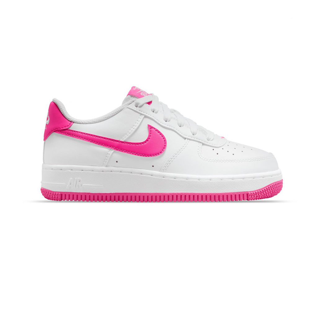 Tenis Casual Para Dama Nike Air Force 1 Blanco Fucsia Ab0701