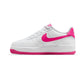 Tenis Casual Para Dama Nike Air Force 1 Blanco Fucsia Ab0701