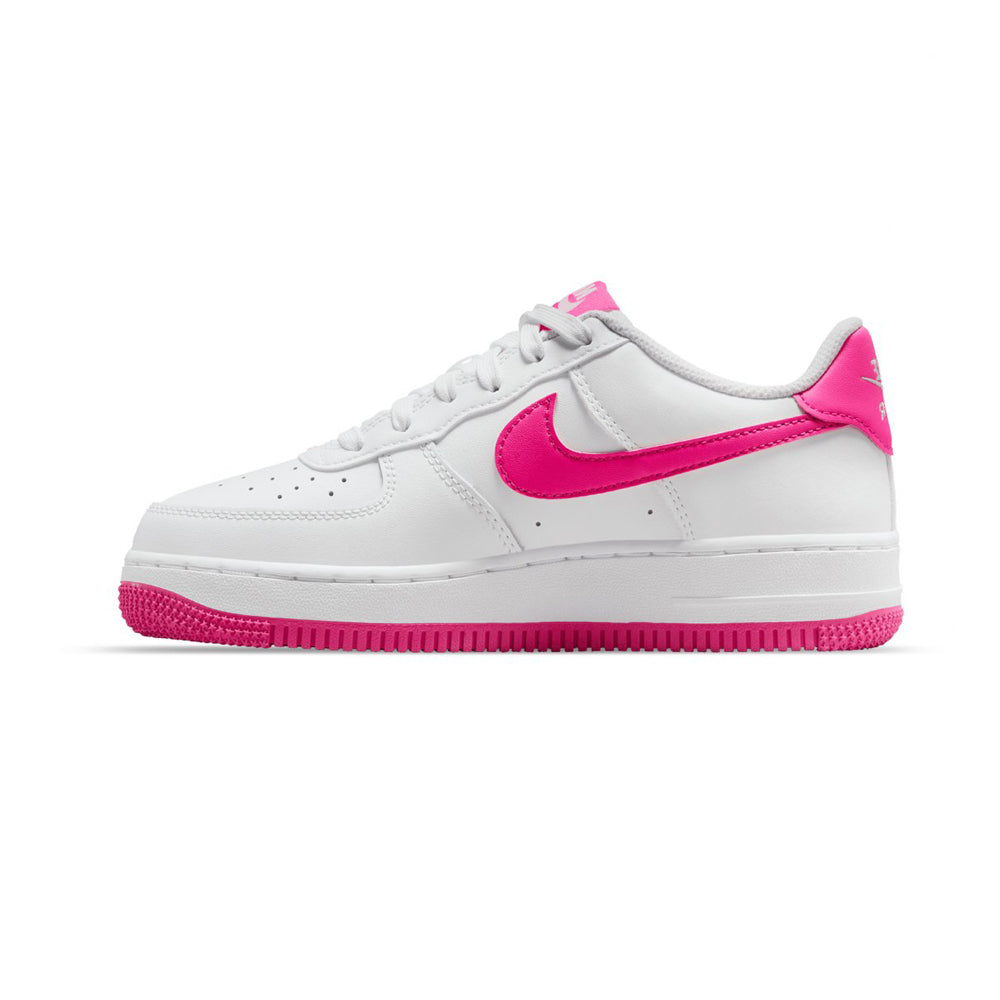 Tenis Casual Para Dama Nike Air Force 1 Blanco Fucsia Ab0701