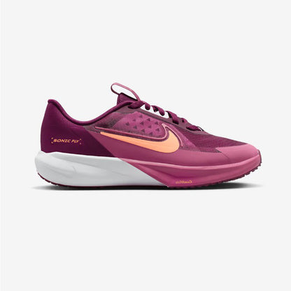 Tenis Deportivo Para Dama Nike Sonic Fly Burdeos Blanco Magenta Ab0701