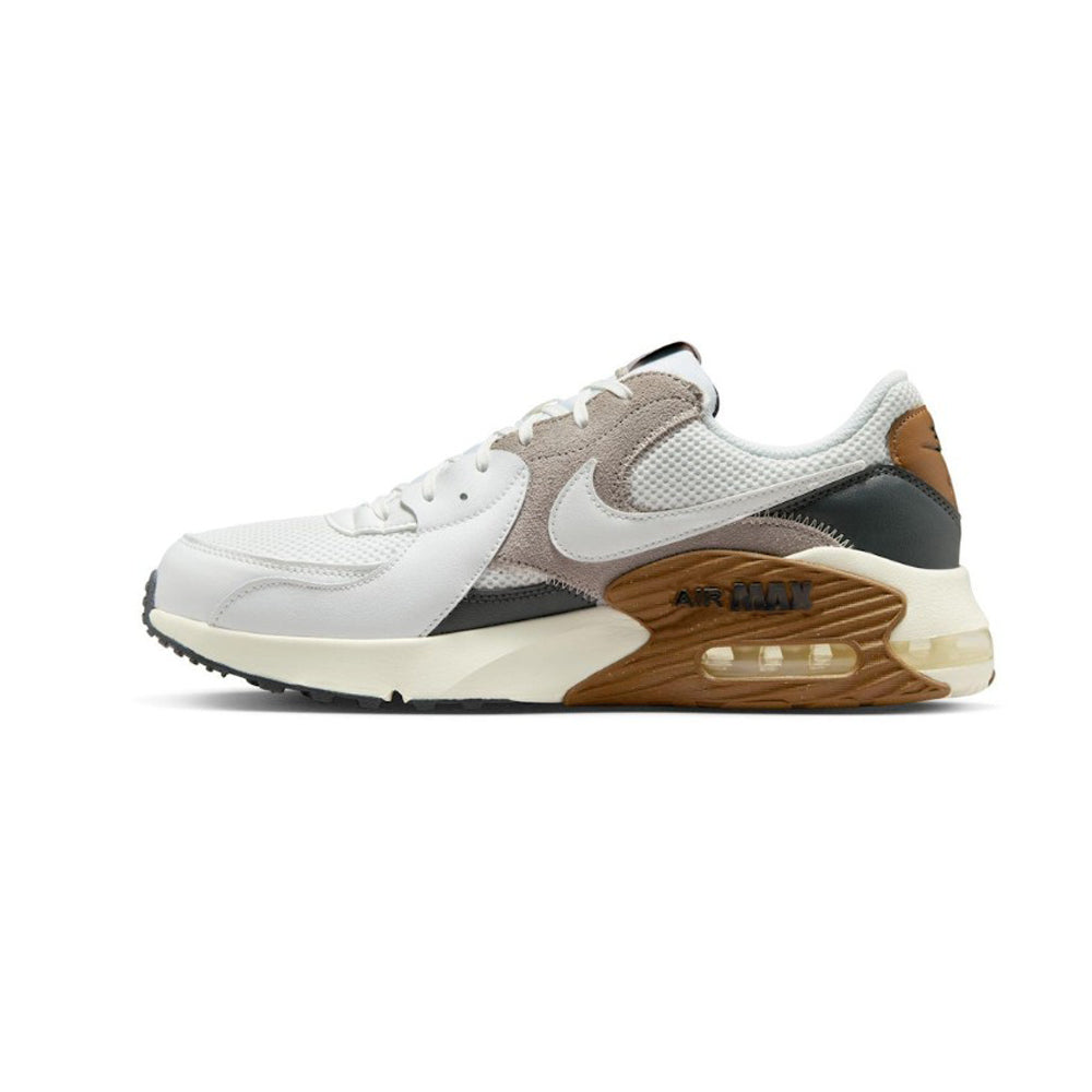 Tenis Deportivo Para Caballero Nike Air Max Excee Blanco Café Ab0701