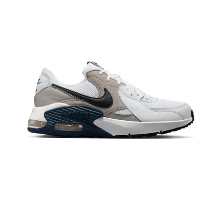 Tenis Deportivo Para Caballero Nike Air Max Excee Blanco Gris Marino Ab0701