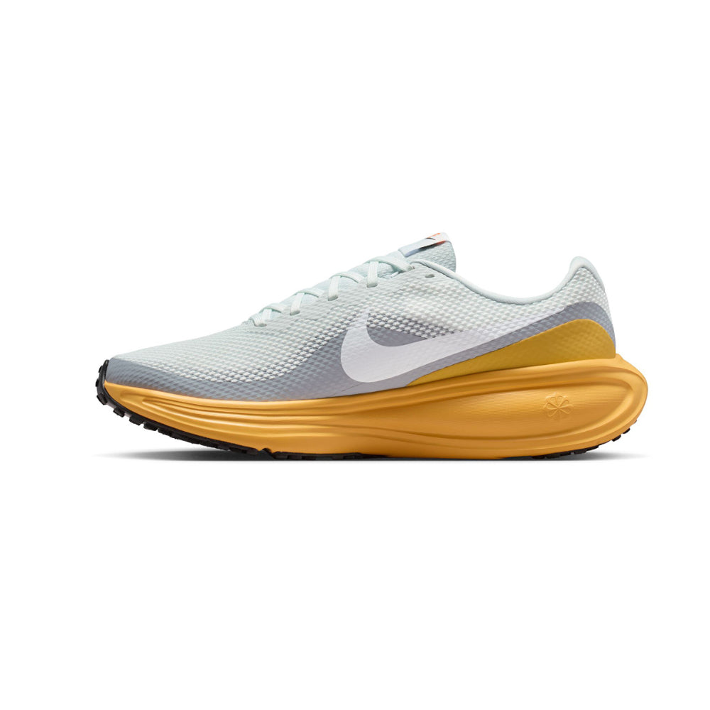 Tenis Deportivo Para Caballero Nike Revolution 8 Blanco Gris Dorado Ab0701