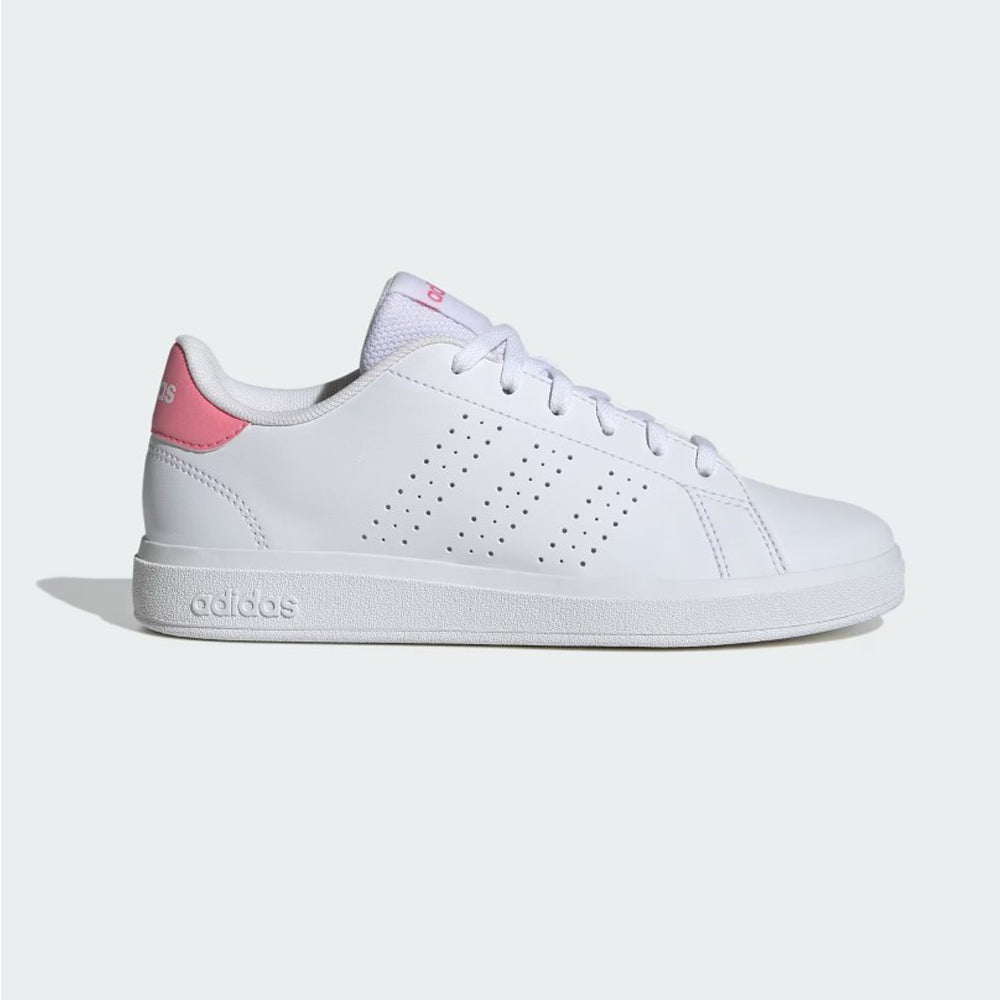 Tenis Casual Para Dama Adidas Advantage 2 Blanco Rosa Ab0701