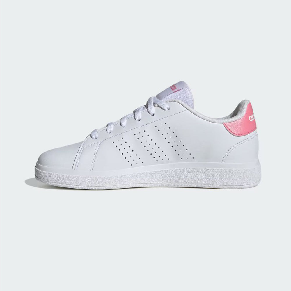 Tenis Casual Para Dama Adidas Advantage 2 Blanco Rosa Ab0701