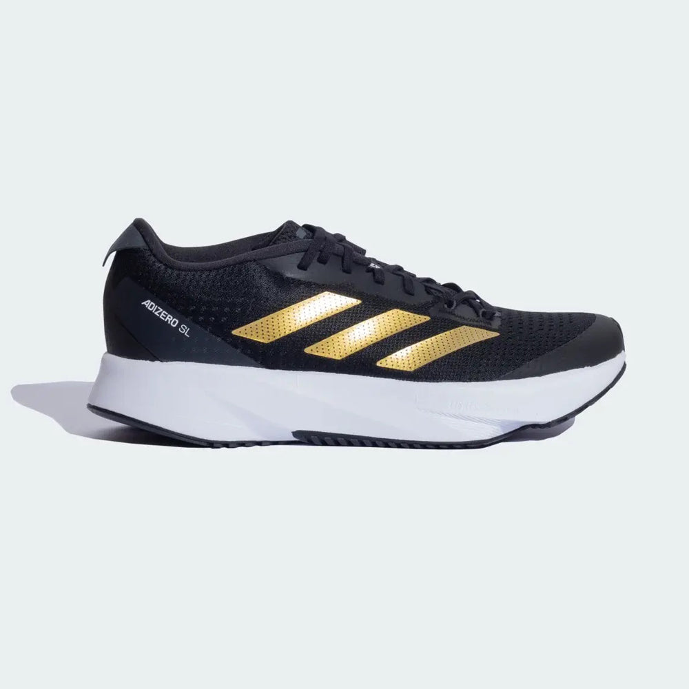 Tenis Deportivo Para Dama Adidas Adizero SL Cierra Negro Dorado Carbon Ab0701